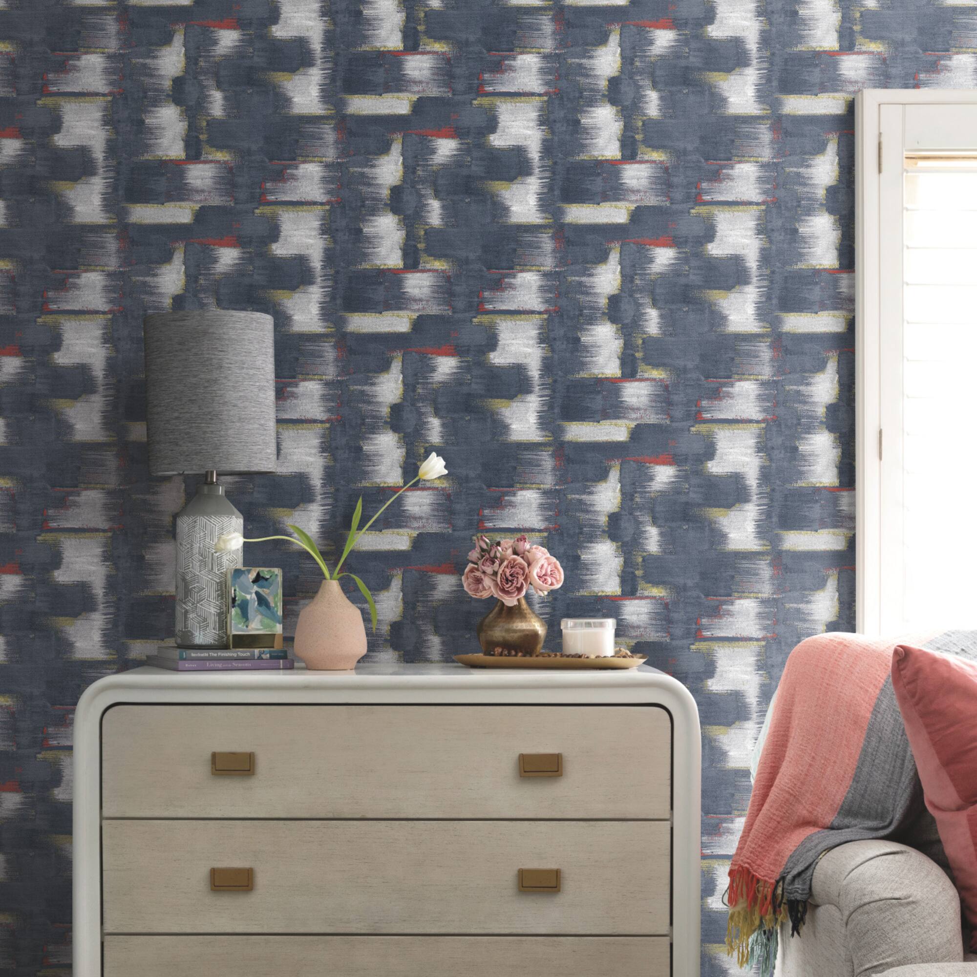 RoomMates Tamara Day Modern Ikat Peel & Stick Wallpaper